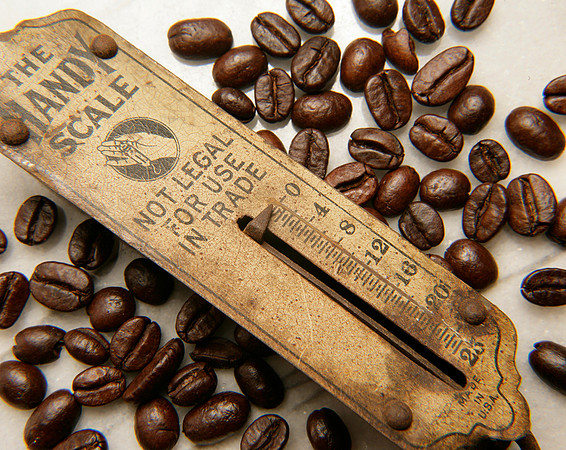 coffee with scale