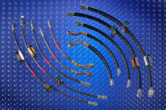 Classic Tube Blue Brake Lines